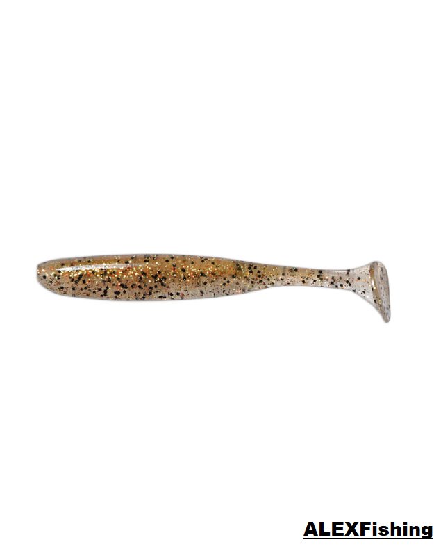 Guminukas Keitech Easy Shiner 4.5"-321S Gold Shad