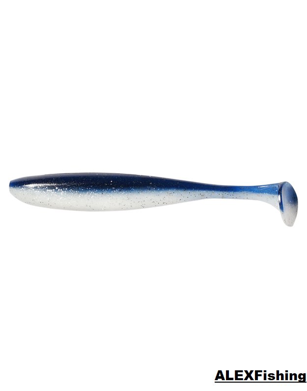 Guminukas Keitech Easy Shiner 4"-LT44T Blue Ice Shad