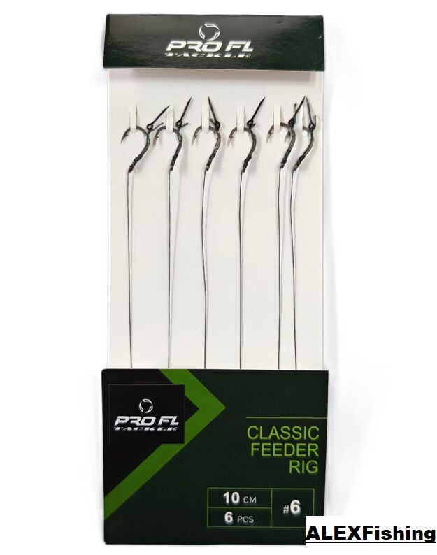 Pavadėlis su pintu valu Pro FL Classic Feeder Rig #12 / 0.14mm