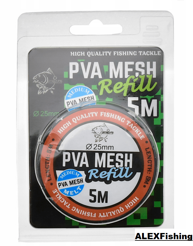 Kojinės Papildymas Pro FL PVA Mesh Refill 25mm x 5m