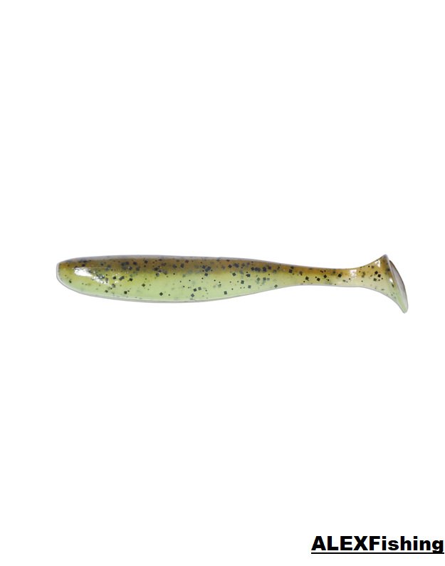 Guminukas Keitech Easy Shiner 5"-401T Green Pumpkin Chartreuse