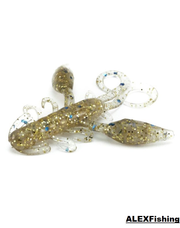 Guminukas Lucky John Rock Craw 2" Silver Prawn