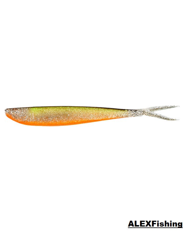 Guminukas Lucky John 3D Slick Shad-V 5"-12.7cm 005