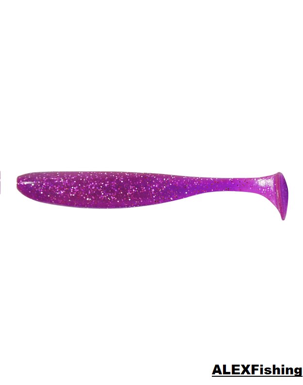 Guminukas Keitech Easy Shiner 5"- LT33S-Purple Chameleon/Silver FLK