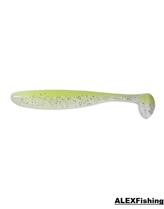 Guminukas Keitech Easy Shiner 4"-LT16T Chartreuse Ice