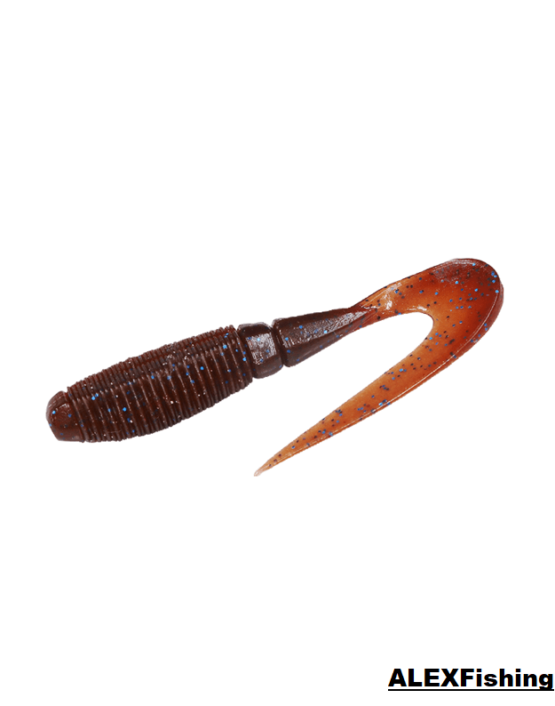 Guminukas Jackall Rhythm Grub 2.4" Cola Bluegill