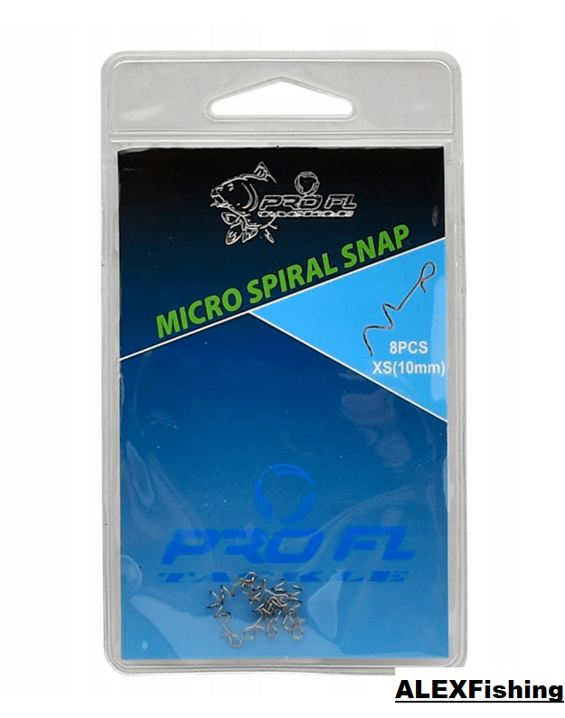 Spyruoklės Pro FL Micro Spiral Snap XS 8vnt