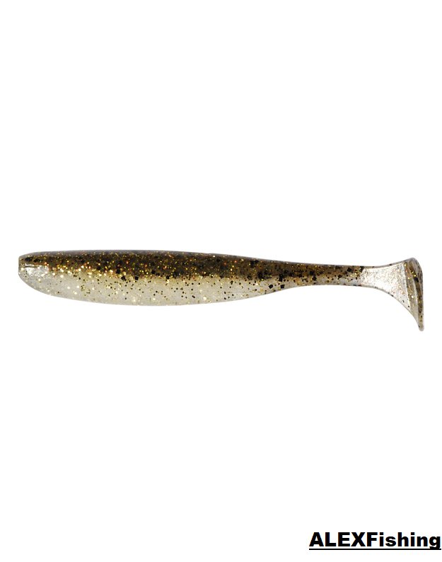 Guminukas Keitech Easy Shiner 4"-417T Gold Flash Minnow