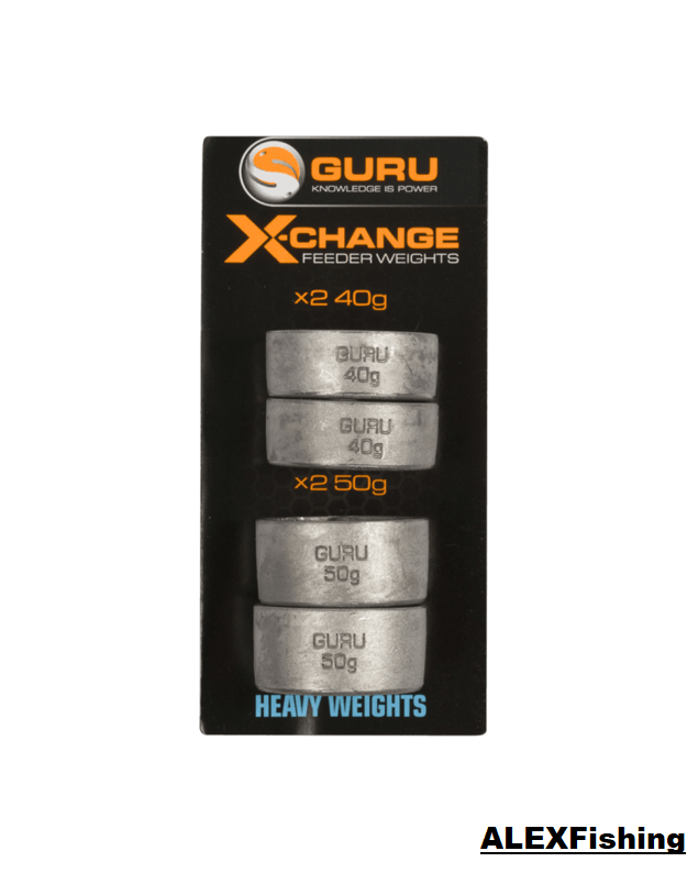 Svarelis Guru X-Change Distance Feeder Weights Light 20g+30g 